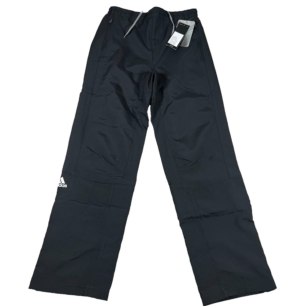 Adidas Boys‎ Size M Black Straight Leg NHL Sideline Hockey Pant NWT